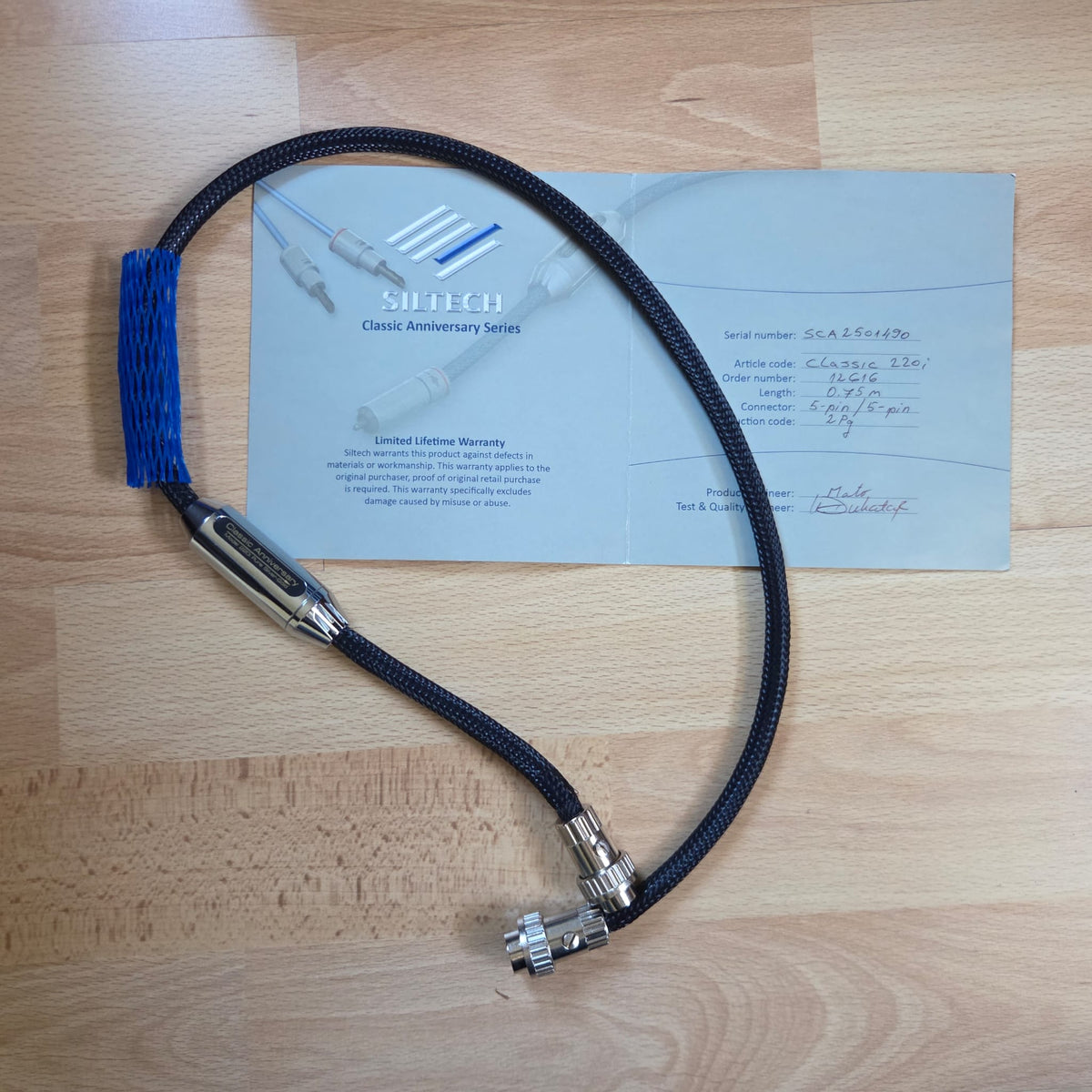 Siltech Classic Anniversary 220i interconnect - 75 cm